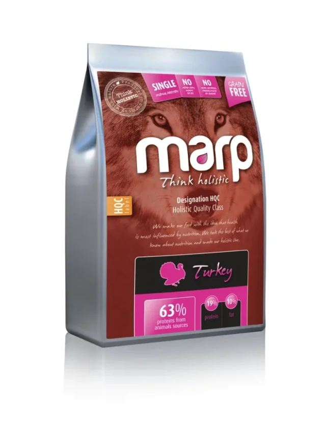 Marp Holistic Turkey Senior and Light morčacie granule bez obilnín pre starších a obéznych psov 2kg