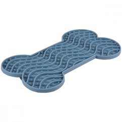 Flamingo Lick Pad Bone M 21,8 cm modrá Flamingo Lick Pad Bone M 21,8 cm modrá