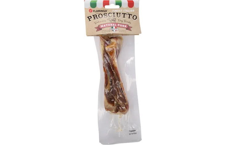 FLAMINGO NATURE SNACK bravčova lýtková kosť Prosciutto na hryzenie, 3ks