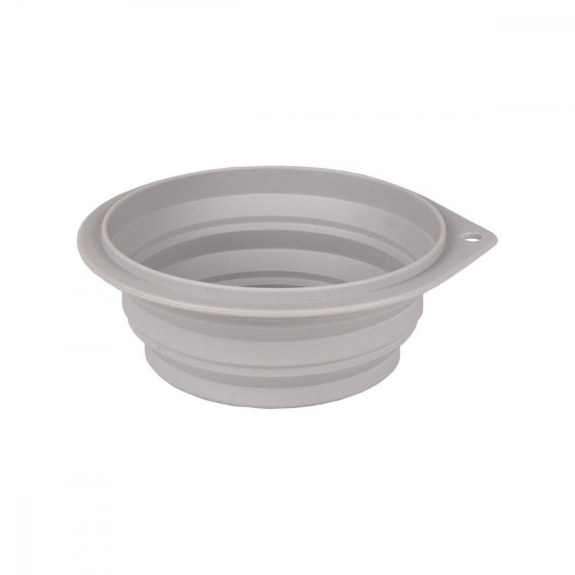 Flamingo Travel bowl Falda cestovná miska 0,5 l sivá