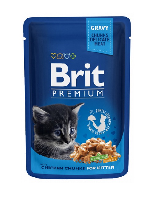 BRIT Premium CAT kaps. Kitten Chicken Chunks 100 g