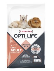 Versele Laga OptiLife Adult Skin Care Mini losos ryža 2,5kg