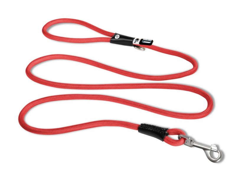 CURLI Stretch Comfort Leash L 1x180 cm červená