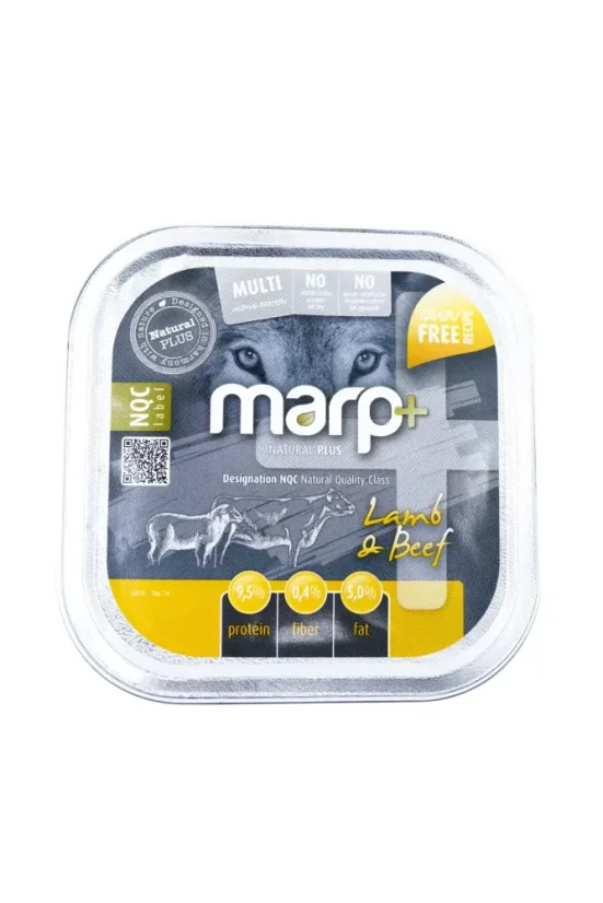 Marp konzerva pre psov  Jahňacie s hovädzím 150g - vanička pre psa 5