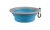 Flamingo Travel bowl Bubo cestovná miska 0,375 l modro/sivá - silikónová skladacia miska pre psa