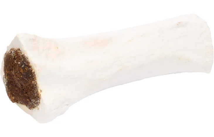 FLAMINGO NATURE SNACK kalciová kosť plnená pľúcami 15cm - pamlsok na ohrýzanie pre psa