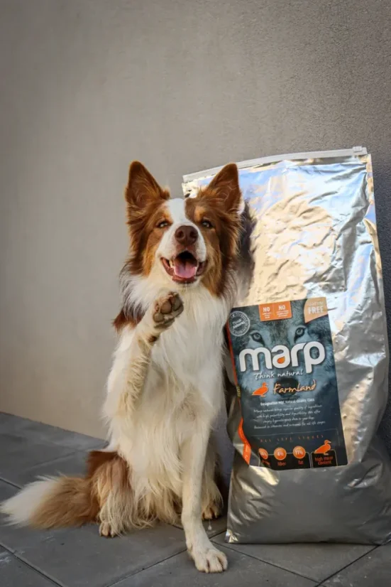 Marp Natural Farmland kačacie granule pre dospelých psov všetkých plemien 12kg 4