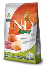 Farmina ND PUMPKIN adult M/MAX boar apple 12kg