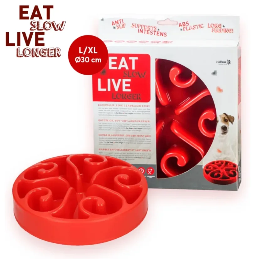 Holland Eat Slow Live Longer L červená
