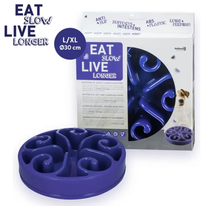 Holland Eat Slow Live Longer L modrá