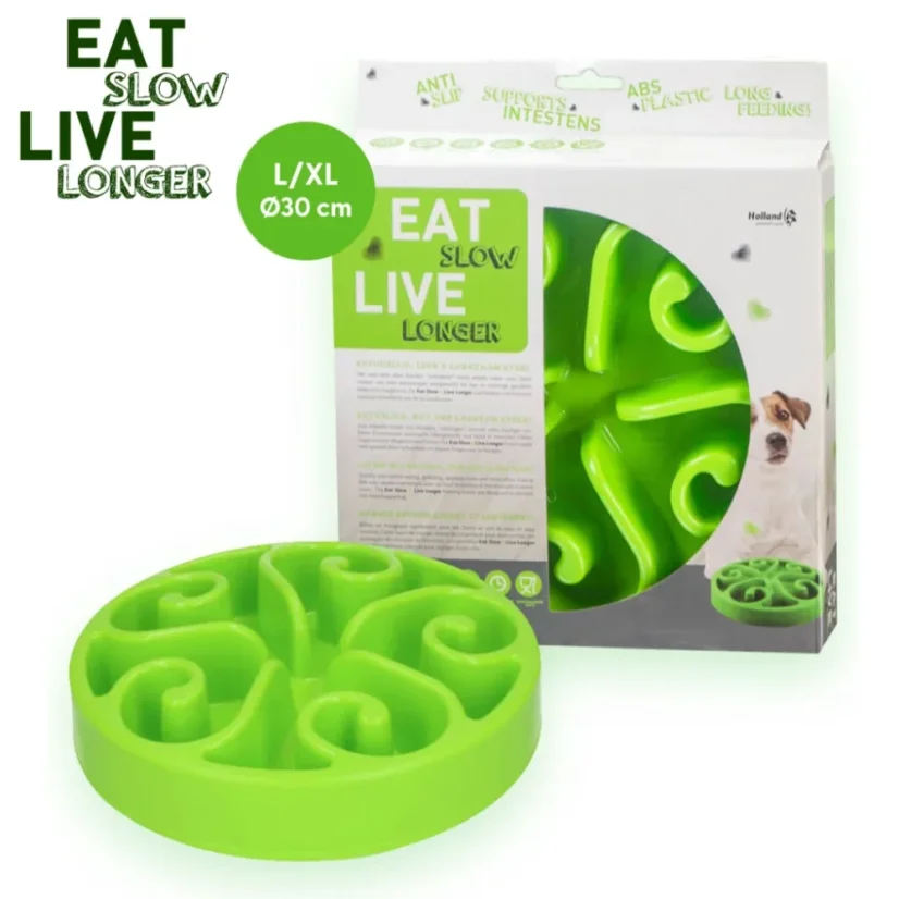 Holland Eat Slow Live Longer L zelená