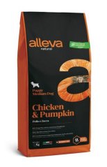 Alleva Natural puppy chicken pumpkin 12 kg