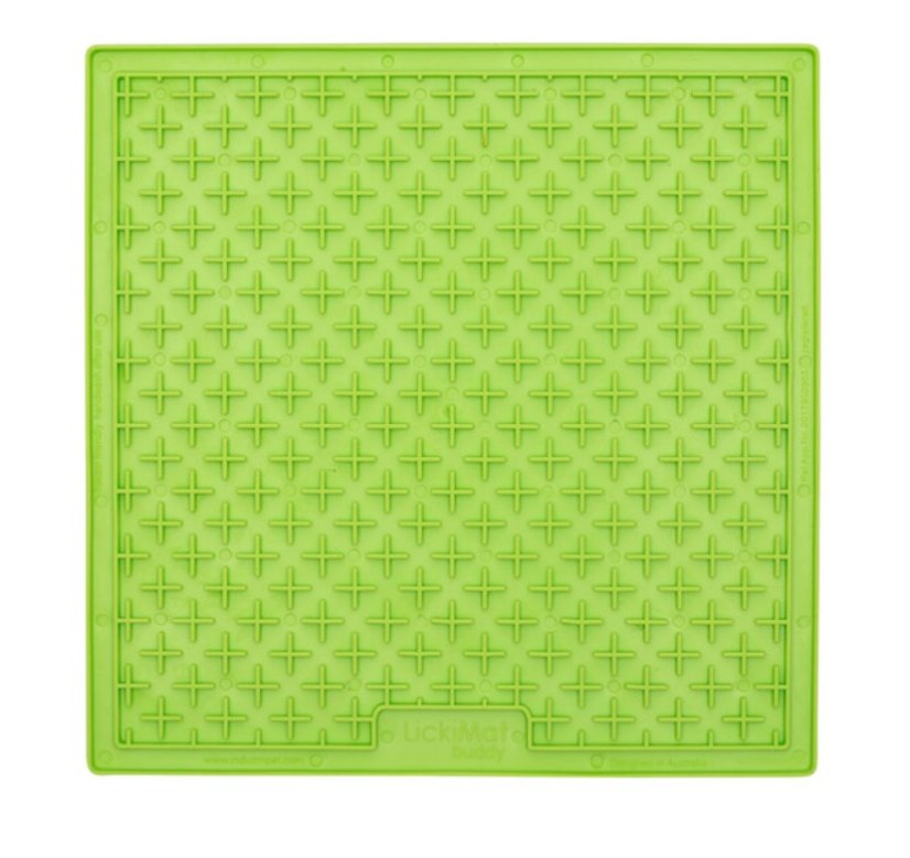 LickiMat Buddy Large lízacia podložka 30x25 cm zelená