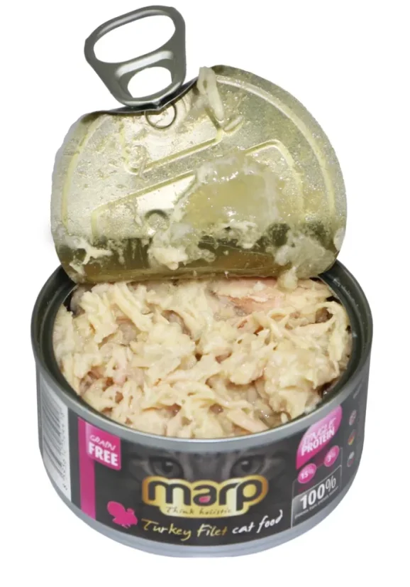 Marp konzerva pre mačky  Turkey Filet morčacie prsia 70g 1
