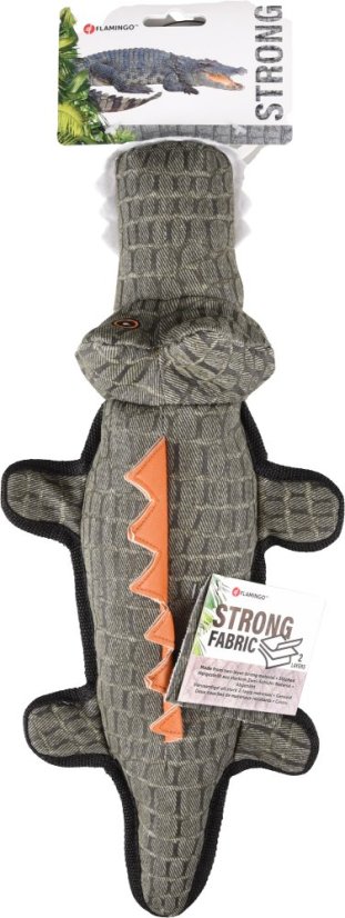 FLAMINGO TOY STRONG pevná hračka pre psa Krokodíl 3