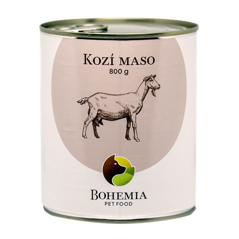 BOHEMIA Kozie mäso vo vlastnej šťave 800 g