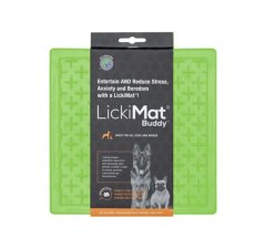 LickiMat Buddy lízacia podložka 20x20 cm zelená