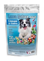 Larra Nature krmivo lisované za studena Adult 26/14 3kg - určené pre menej aktívnych dospelých psov všetkých plemien