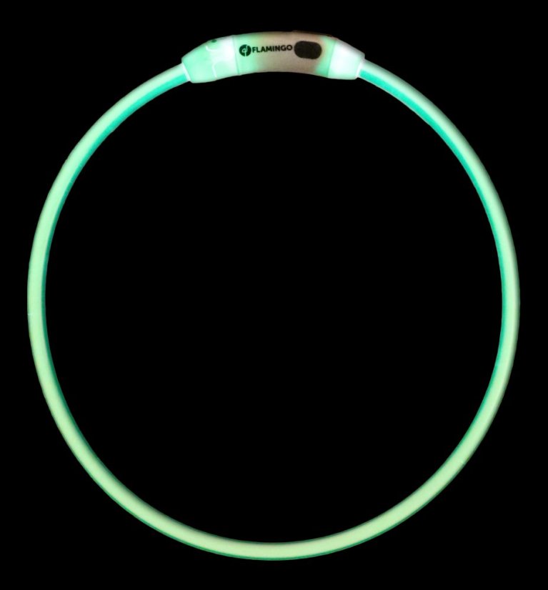 FLAMINGO LED COLLAR RAINA MULTICOLOUR 20-63CM 8MM