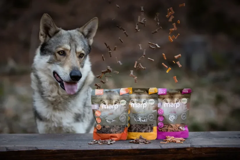 Marp Treats Variety maškrty pre psov jahňacie s hovädzím 120g 2