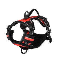 Flamingo Postroj nylon Balou S 2x40-55 cm červený