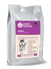 Larra Nature lisované za studena Energy 32/18 12kg - krmivo pre aktívnych psov, gravídne a dojčiace feny - novy obal