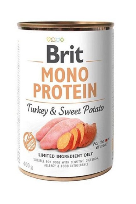 Brit Mono Turkey Sweet Potato 400 g