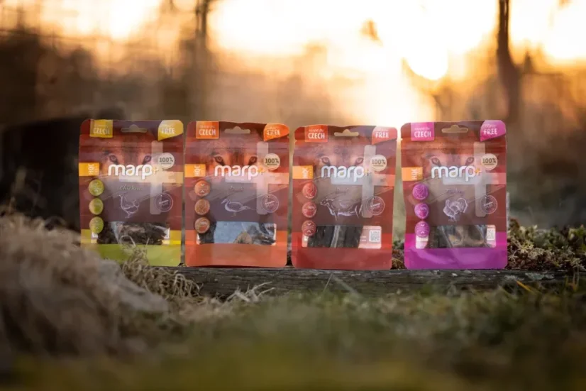 Marp Treats Holistic+ maškrty pre psov kuracie 80g 4