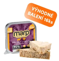 Marp konzerva pre psov  Mix jahňa+zelenina 16x100g