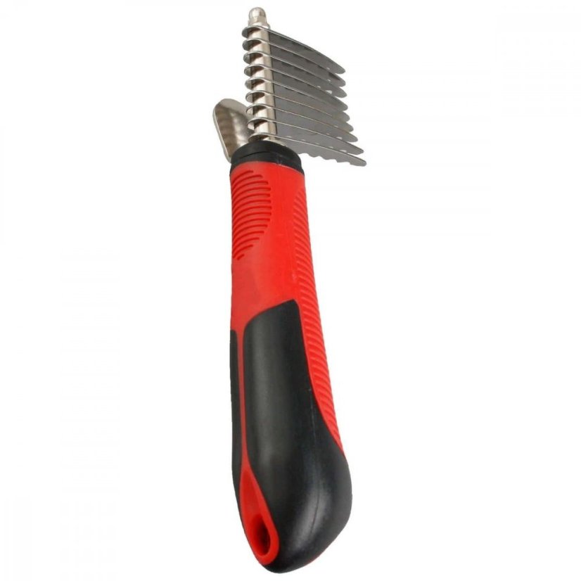 Flamingo Groom Dematting Comb Straight Blades vyčesávač