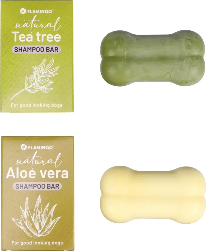 FLAMINGO SHAMPOO BAR tuhý šampón pre psov na všetky typy srsti a časté používanie 4