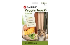 FLAMINGO Veggie Sticks Mix dentálne pamlsky pre psa 6ks 12cm