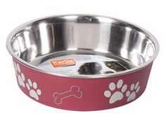 Flamingo miska nerez Bella 1,5 l červená