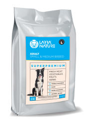 Larra Nature Adult 26/14 12 kg slovenské krmivo pre dosplých psov - malé a stredné plemeno Larra Nature Adult 26/14 12 kg slovenské krmivo pre dosplých psov - malé a stredné plemeno