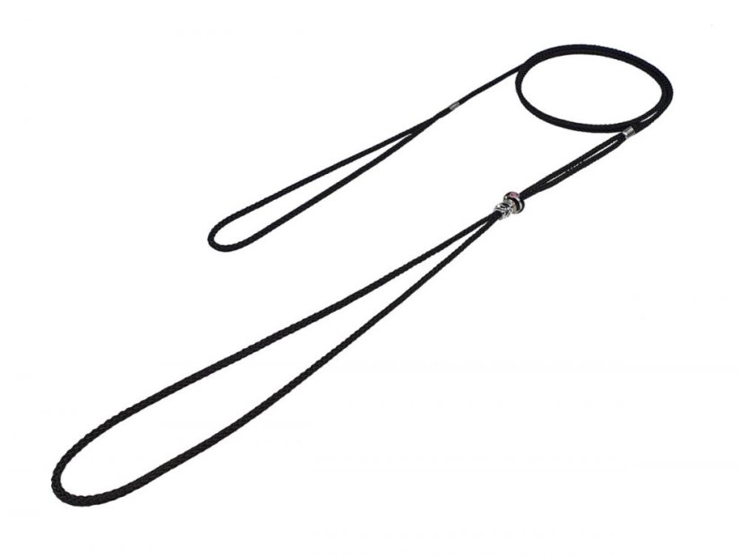 B&F Vodidlo predvádzacie šnúrka 0,3x140 cm čierne