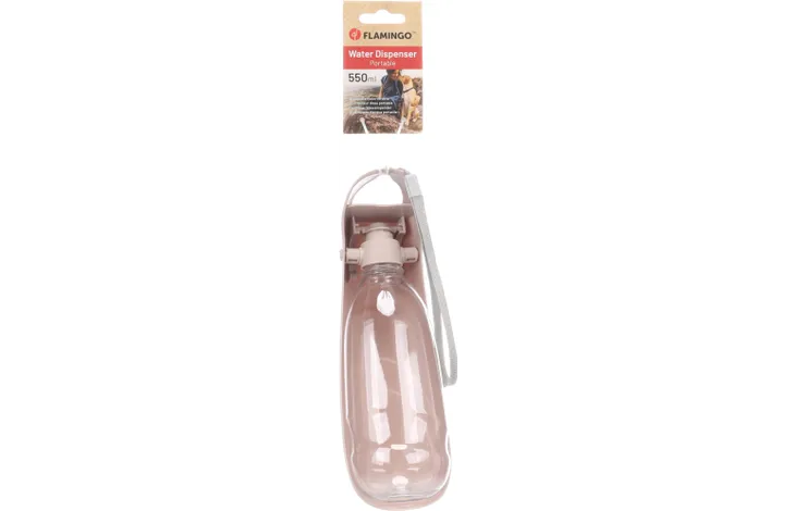 FLAMINGO OLDI cestovaná flaša s miskou pre psa 550ml