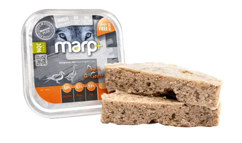 Marp konzerva pre psov  Kačica a hus  150g - vanička pre psa