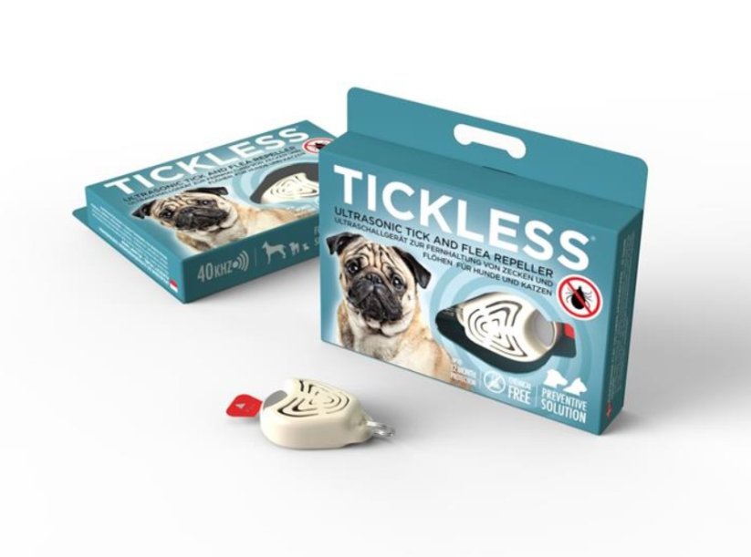TickLess Ultrazvukový repelent pre psov béžový