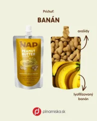 NAP arašidové maslo pre psa - banán 120ml