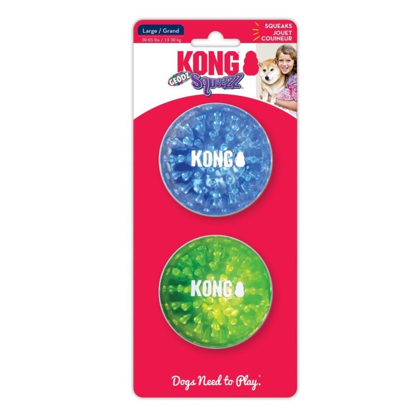 KONG Squeezz Geodz L 2ks