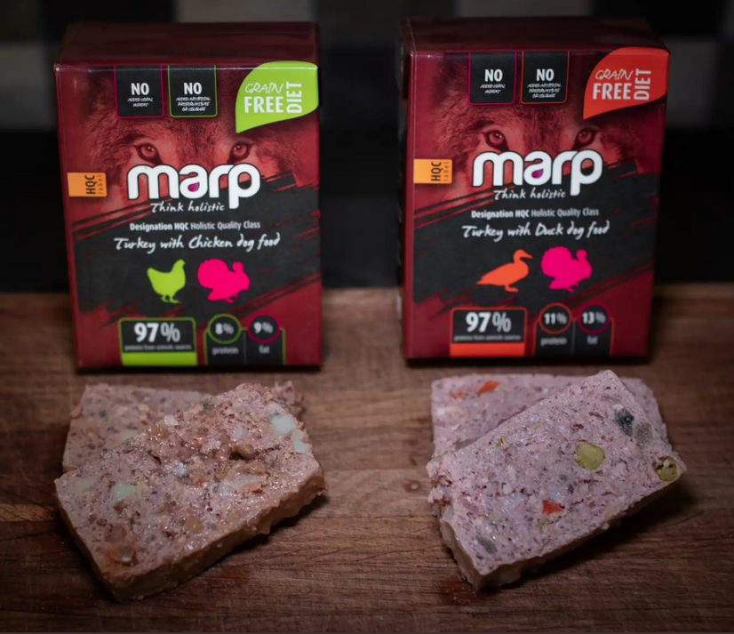 Marp Holistic Tetrapak morka s kačicou 375g