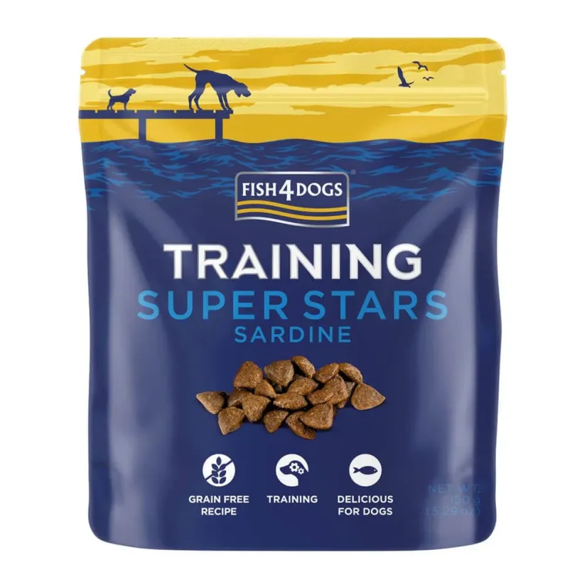 FISH4DOGS Tréningové palmsky sardinka 150g