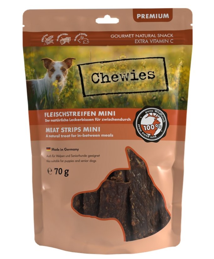 Chewies čisté mäsové prúžky MINI zverina 70 g