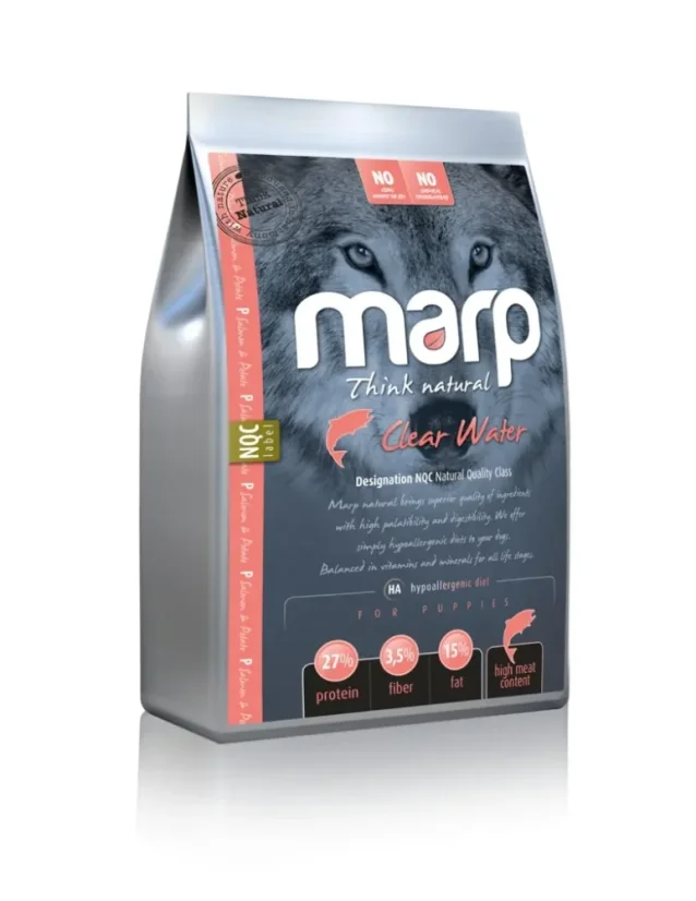 Marp Natural Clear Water lososove granule pre šteňatá všetkých plemien 2kg