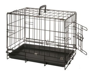 DUVO Klietka transportná kovová L 92x57x64 cm