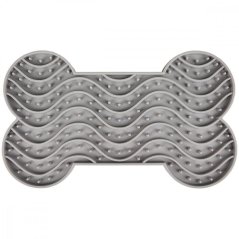 Flamingo Lick Pad Bone L 29,8 cm sivá