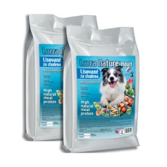 Larra Nature krmivo lisované za studena Adult 26/14 2x 12kg - určené pre menej aktívnych dospelých psov všetkých plemien