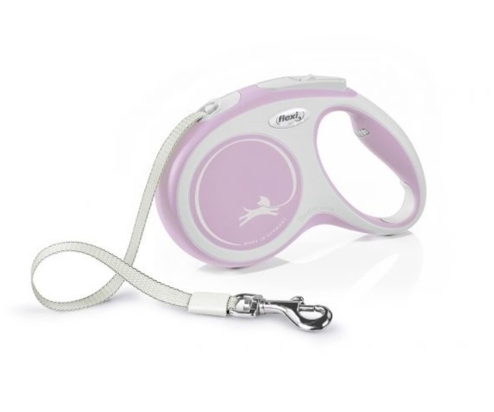 FLEXI Comfort popruh S 5m svetloružové (do 15 kg)
