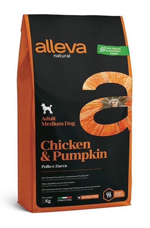 Alleva Natural adult chicken pumpkin 12 kg
