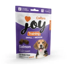 Polovlhké výcvikové pamlsky - Calibra Joy Dog Training S&M Losos a hmyz 150g